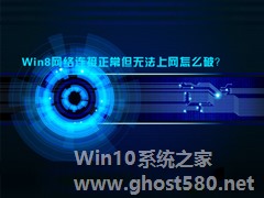 Win8网络连接正常但无法上网怎么解决？