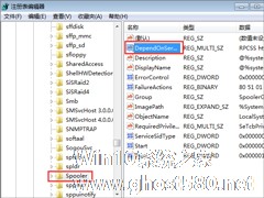 Win7无法启动print spooler服务报错1068怎么办？