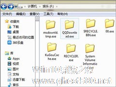 Win7系统下所有文件夹都变成exe格式怎么还原？