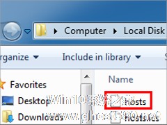 Windows7电脑hosts文件在哪？