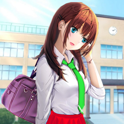 动漫女孩高中生活 3D 日本高中爱情故事游戏